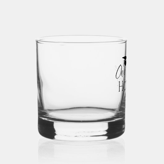 Afstuderen Een Graad Hotter Custom Whiskey Glass Whisky Glas (Rechts)