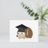 Afstuderen egel aankondigingskaart (Staand voorkant)
