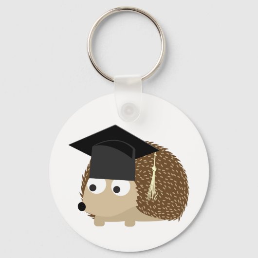 Afstuderen egel sleutelhanger (Voorkant)