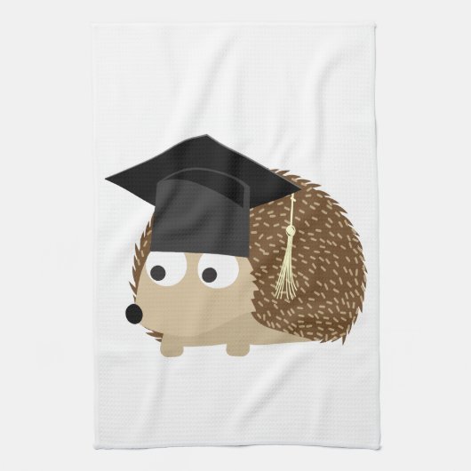 Afstuderen egel theedoek (Verticaal)
