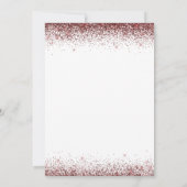 Afstuderen Elegant Marsala Red Joint Kaart (Achterkant)