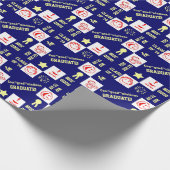 Afstuderen Elk jaar 4 Afbeeldingen en Sjabloon tek Cadeaupapier (Hoek)