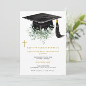 Afstuderen en Bevestigingsdiner Kaart (Staand voorkant)