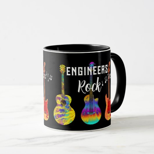 Afstuderen Engineers Rock Afstuderen Mok (Voorkant rechts)
