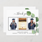 Afstuderen eucalyptus fotobudget dank je creditcar (Voorkant / Achterkant)