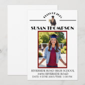 Afstuderen (Evergreen/Vrouw) Kaart (Voorkant / Achterkant)