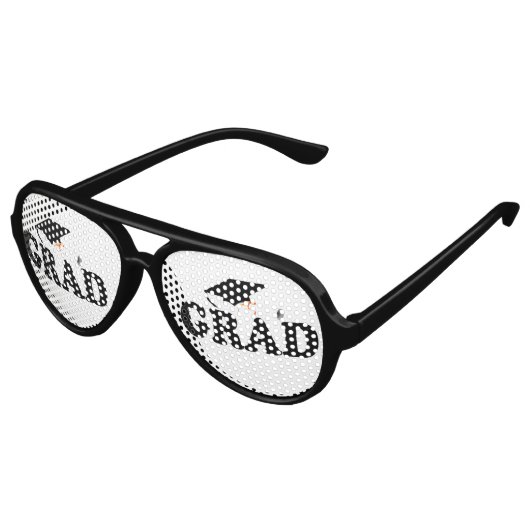 Afstuderen familie - Het Afstudeerder Aviator Zonnebril (Gekanteld)