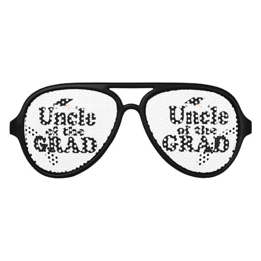 Afstuderen Familie - Uncle of the Afstudeerder Aviator Zonnebril (Voorkant)