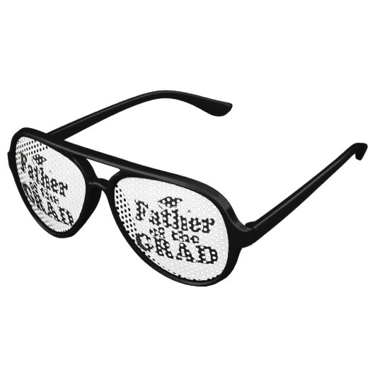 Afstuderen Familie - Vader van het Afstudeerder Aviator Zonnebril (Gekanteld)