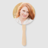 Afstuderen Fan School Kleurenklasse Foto Handwaaier (Achterkant)