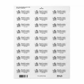 Afstuderen Fancy Klasse Jaar Aangepaste Kleur Etiket (Full Sheet)