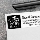 Afstuderen Fancy klasse Jaar Script Aangepaste kle Etiket