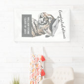 Afstuderen feestelijk gepersonaliseerd spandoek (Insitu)