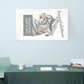 Afstuderen feestelijk gepersonaliseerd spandoek (Beurs)