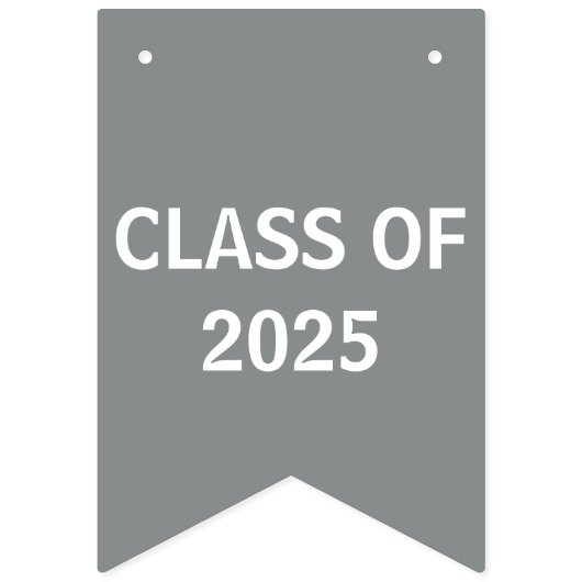 Afstuderen Feestelijke bunting banner (Eerste vlag)