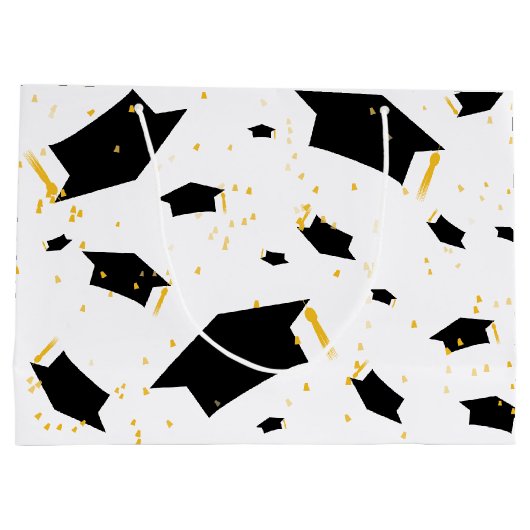 Afstuderen feestvieren - Grote cadeautas (Achterkant)