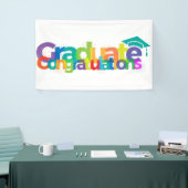 Afstuderen felicitaties spandoek (Beurs)