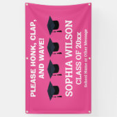 Afstuderen feliciteert Coronavirus Afstuderen Spandoek (Verticaal)