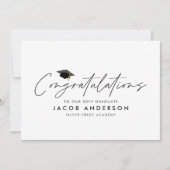 Afstuderen feliciteert eenvoudige moderne foto kaart (Voorkant)