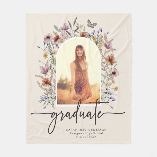 Afstuderen Fleece Blanket Deken (Voorkant)