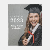 Afstuderen Fleece Blanket Deken (Voorkant)