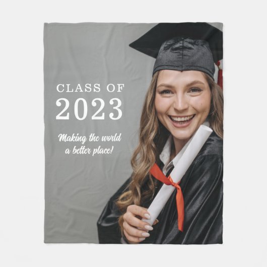 Afstuderen Fleece Blanket Deken (Voorkant)