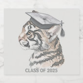 Afstuderen flesetiket bier etiket (Enkel label)