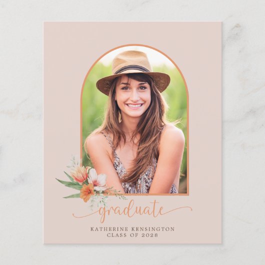 Afstuderen Floral Boho Arch (Voorkant)