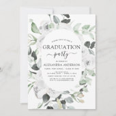 afstuderen Floral Eucalyptus Greenery 2023 Kaart (Voorkant)