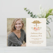 Afstuderen  Floral Medical School Aankondiging (Staand voorkant)