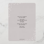 Afstuderen Folie Folie Uitnodiging (Achterkant)