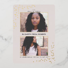 Afstuderen Folie Uitnodiging