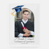 Afstuderen foto aangepaste acryl teken bord (Voorkant)