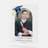 Afstuderen foto aangepaste acryl teken bord (Hoek)