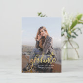 Afstuderen Foto Afstuderen 2025 Party Kaart (Staand voorkant)