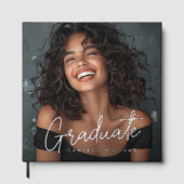 Afstuderen foto afstuderen gastenboek (Voorkant)