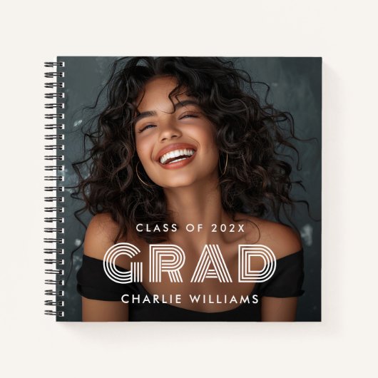 Afstuderen Foto afstuderen Naam Jaar Gastboek Notitieboek (Voorkant)