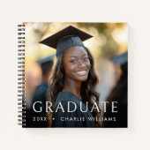 Afstuderen Foto afstuderen Naam Jaar Gastboek Notitieboek (Voorkant)