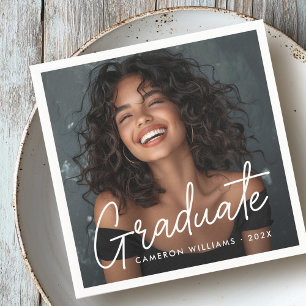 Afstuderen foto afstuderen naam servet