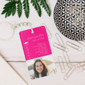 Afstuderen Foto & Citaat Sleutelhanger