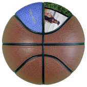 Afstuderen Foto Collage Blue Leather Basketball Basketbal (Rechts)