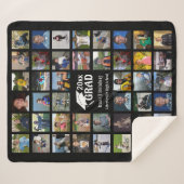 Afstuderen Foto Collage Name School Sherpa Deken (Voorkant (horizontaal))