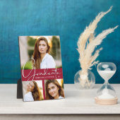 Afstuderen Foto Collage op Crimson Fotoplaat (Zijkant)