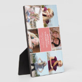 Afstuderen Foto Collage Plaque (6 foto's) Fotoplaat (Zijkant)