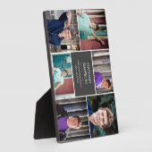 Afstuderen Foto Collage Plaque (6 foto's) Fotoplaat (Zijkant)