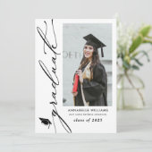 Afstuderen foto Collage Typografie Aankondiging (Staand voorkant)