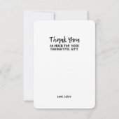 Afstuderen Foto Dank u Bedankkaart (Achterkant)