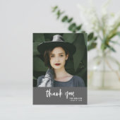 Afstuderen Foto Dank u Briefkaart (Staand voorkant)