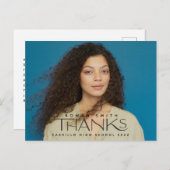 Afstuderen Foto Dank u Briefkaart (Voorkant / Achterkant)