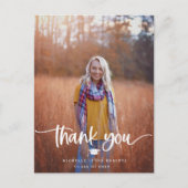Afstuderen Foto Dank u Briefkaart (Voorkant)
